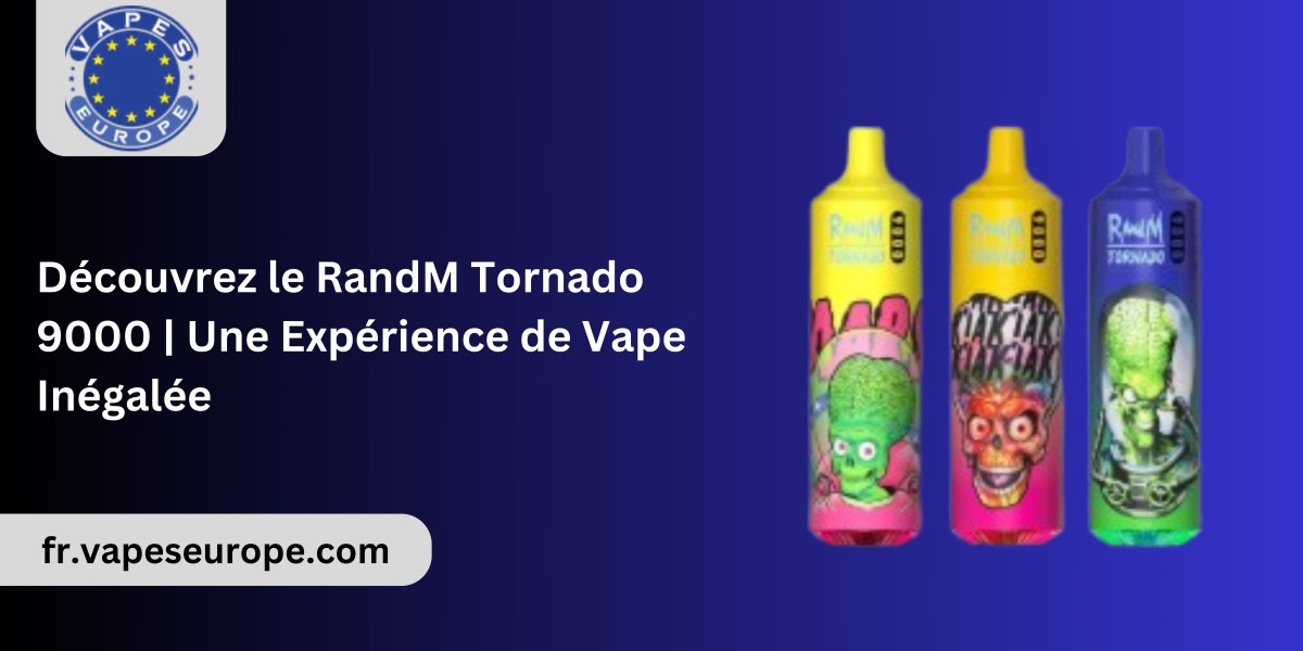 Découvrez le RandM Tornado 9000 | Une Expérience de Vape Inégalée