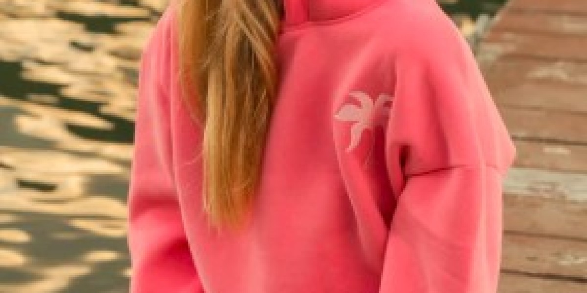 Pink Palm Puff Hoodie | Wave of Love, Just for You | Up to 30% Off