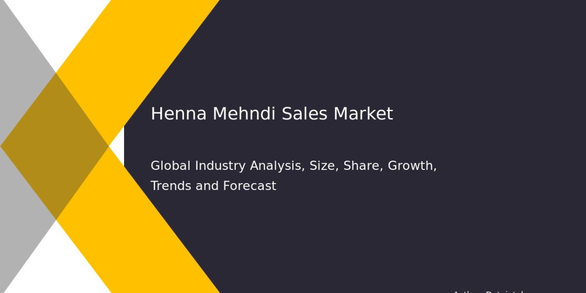 Henna Mehndi Sales Market Trends and Growth Forecast 2032