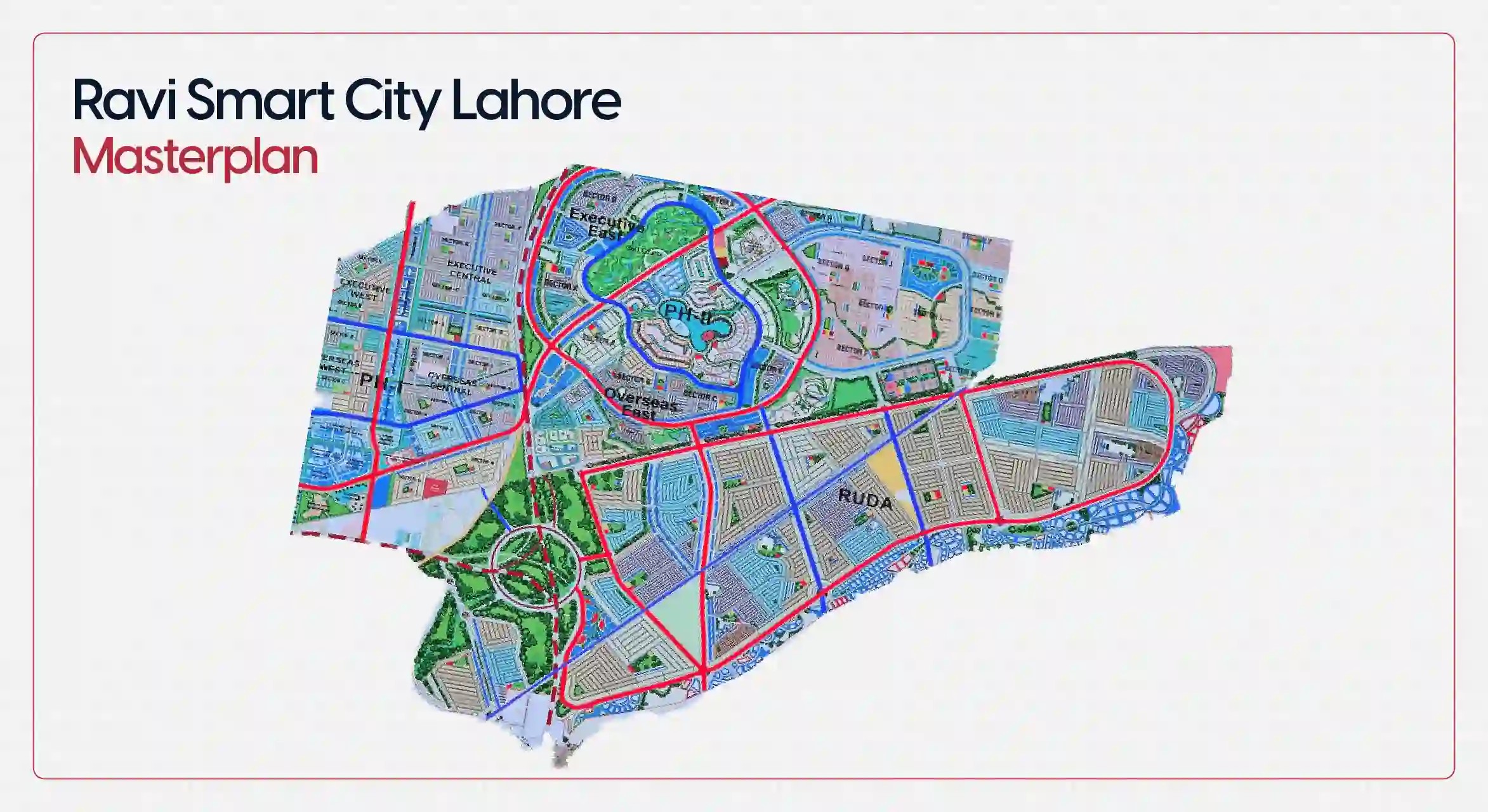 ravi smart city lahore map