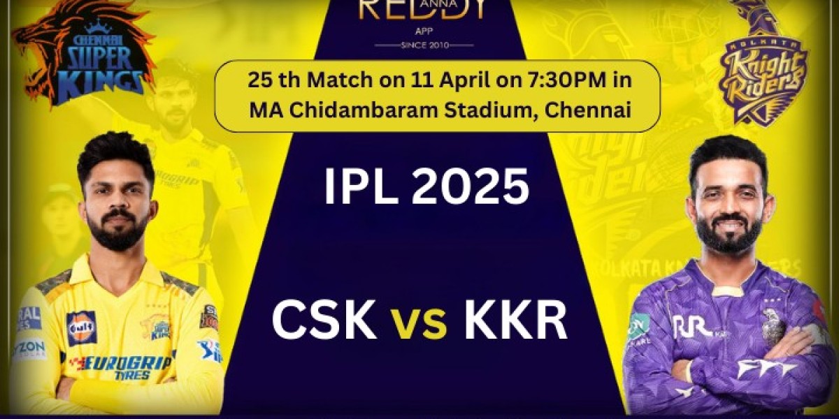 Reddy Anna delivers premium access to the 25th IPL match featuring CSK vs KKR live from MA Chidambaram Stadium at 07:30 