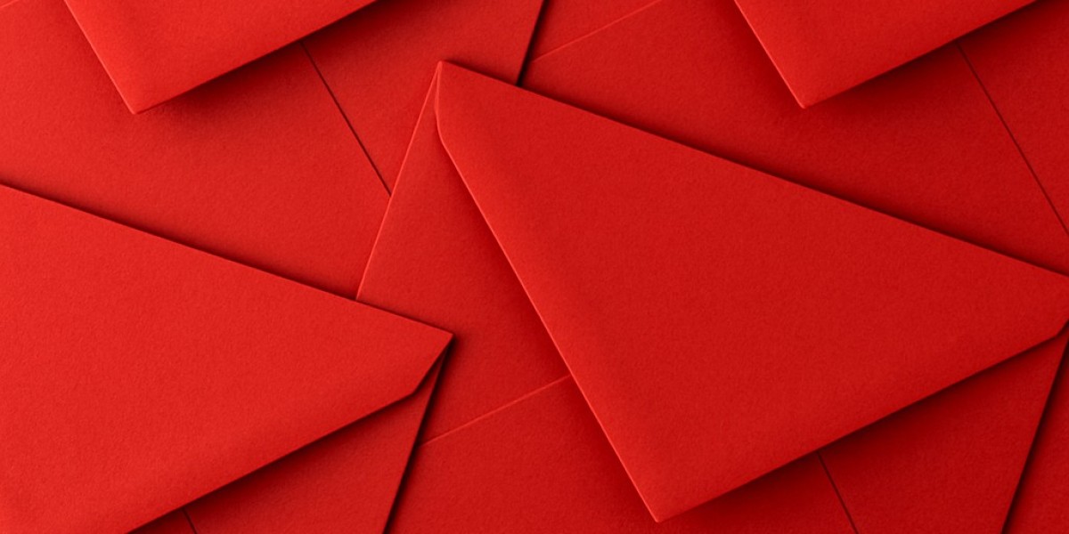 Is red the right colour for envelopes?
