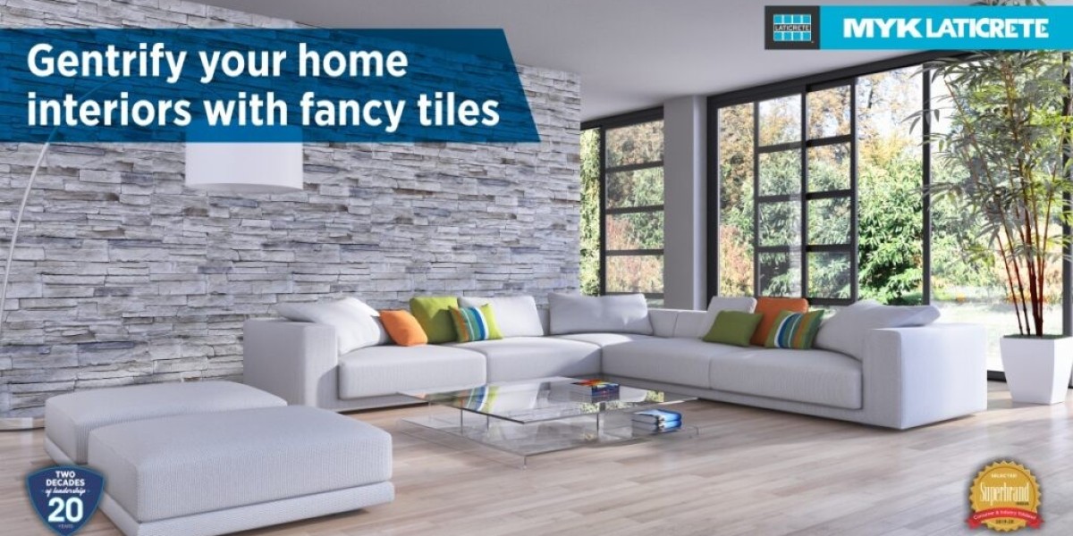 Convert the plain boring walls of your living room & bedroom with fancy tiles