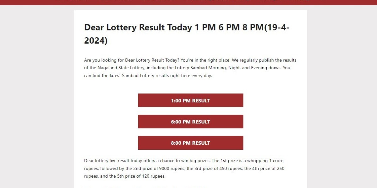 How to Decode the Dear Lottery Chart and Understand the Lottery Sambad Result