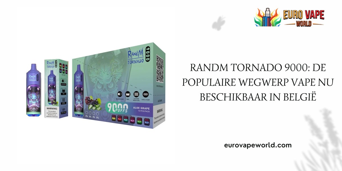 RandM Tornado 9000: De Populaire Wegwerp Vape nu Beschikbaar in België