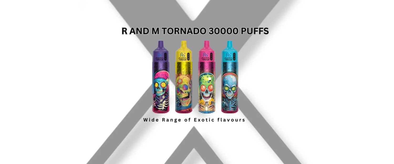 Discover RandM Tornado 30000 Vape Box of 10 – massive puff count, great value. Perfect for high-demand users and UK vape shop
