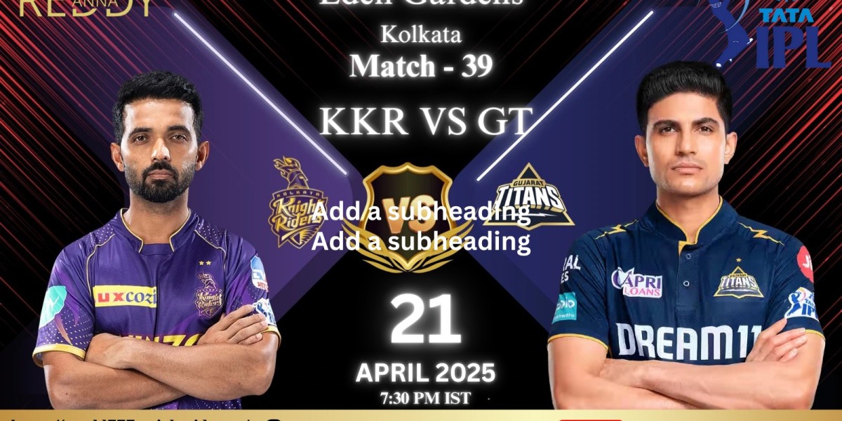 Cricket ID delivers premium access to the 39th IPL match featuring KKR VS GT live from Eden Gardens, Kolkata at 07:30 PM