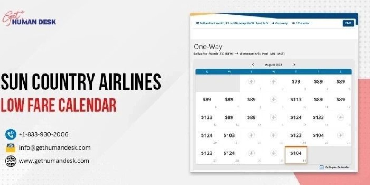 How to Use the Sun Country Low Fare Calendar for Savings