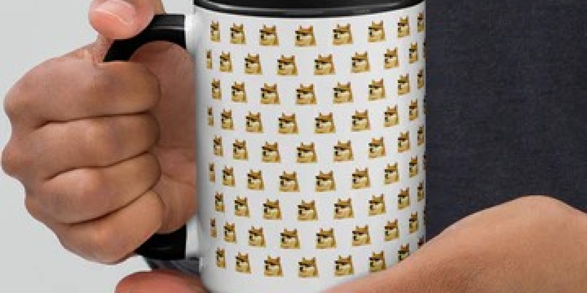 DOGE Pixelated 8-Bit Travel Mug: The Perfect Way to Show Your Love
