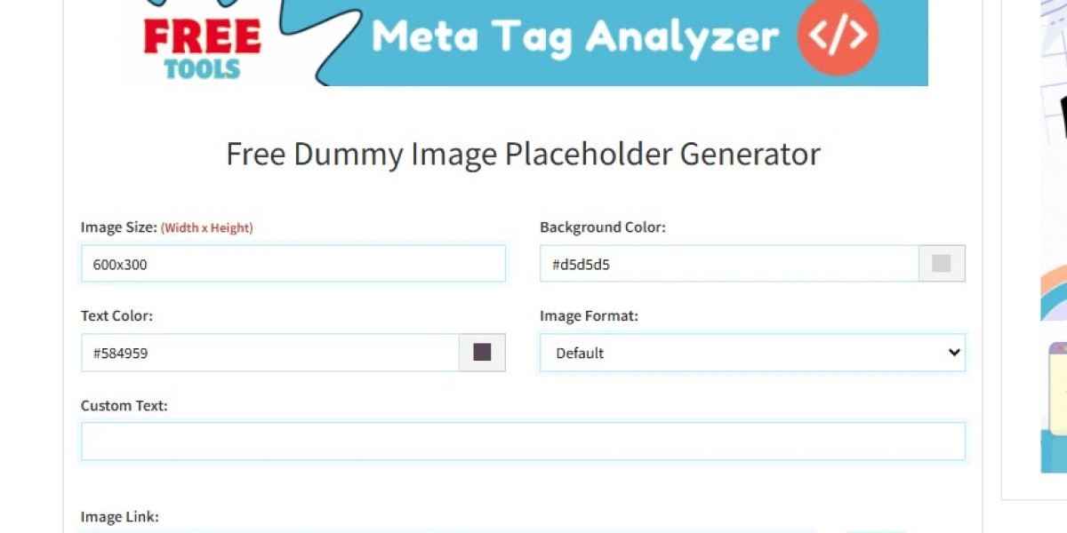 Free Dummy Image Placeholder Generator – Instantly Generate Placeholder Images for Design & Development