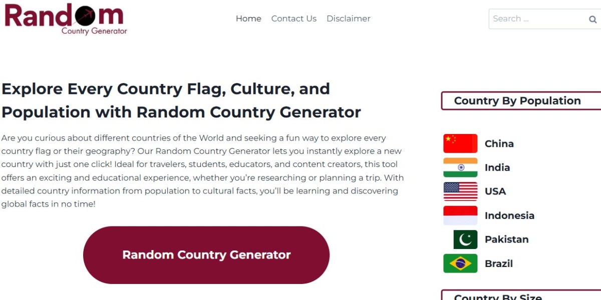Random Country Generator – Discover Flags, Capitals, Maps, Population & More