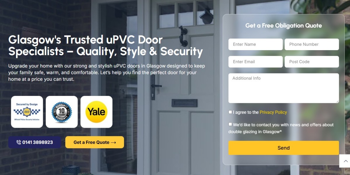 uPVC Door Glasgow – Secure, Stylish, and Energy-Efficient Solutions by TRADE UPVC