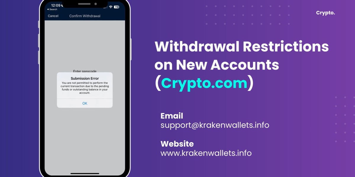 Withdrawal Restrictions on New Accounts (Crypto.com)