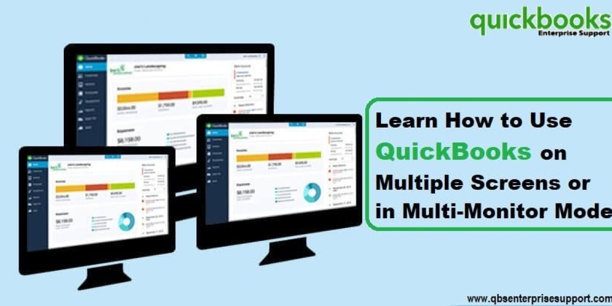 Use QuickBooks on Multiple Screens or in Multi-Monitor Mode