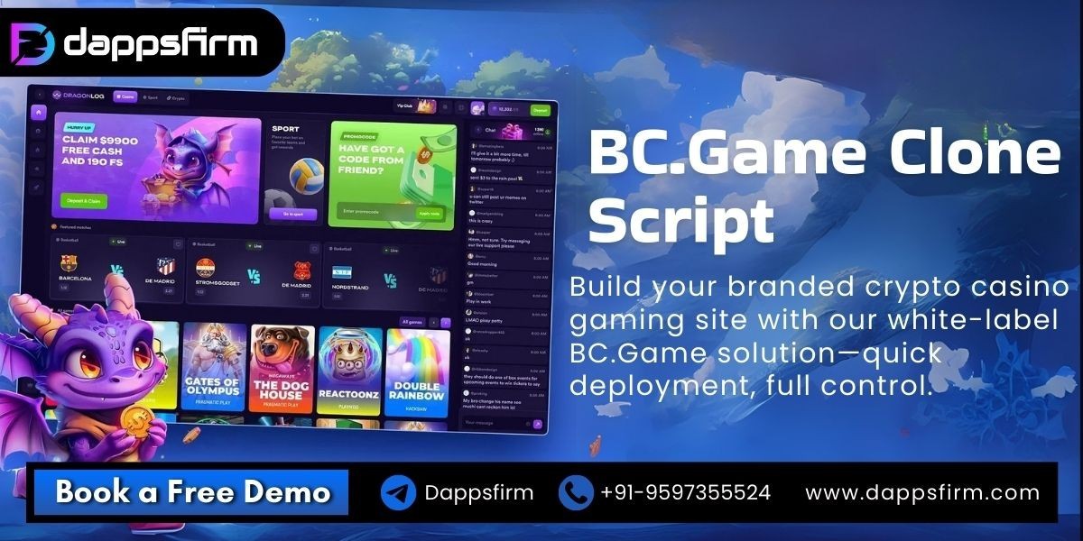 Bring your online gaming idea to life through our robust BC.Game clone script, designed for immediate deployment.