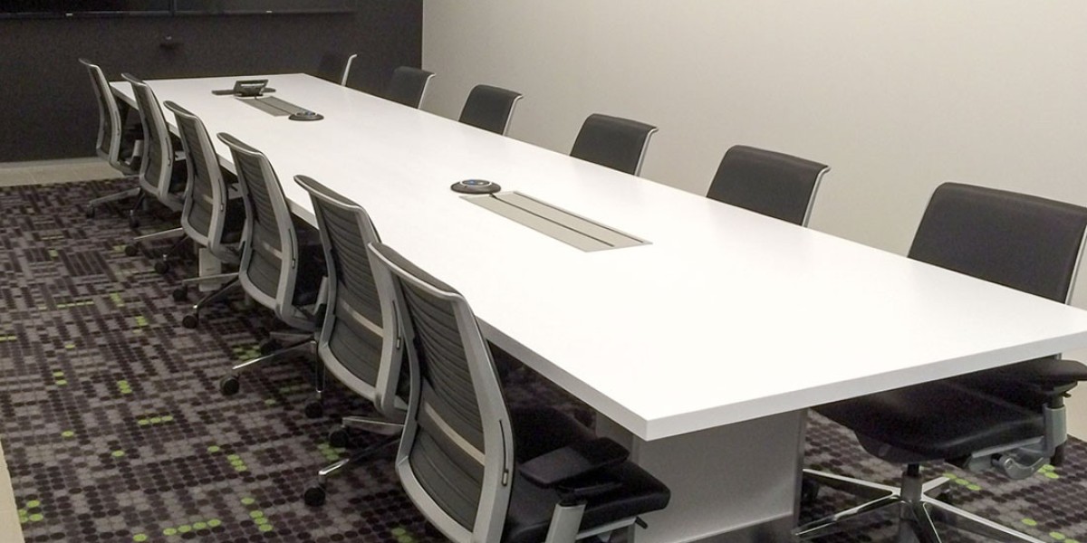 What are the different shapes of a conference table?