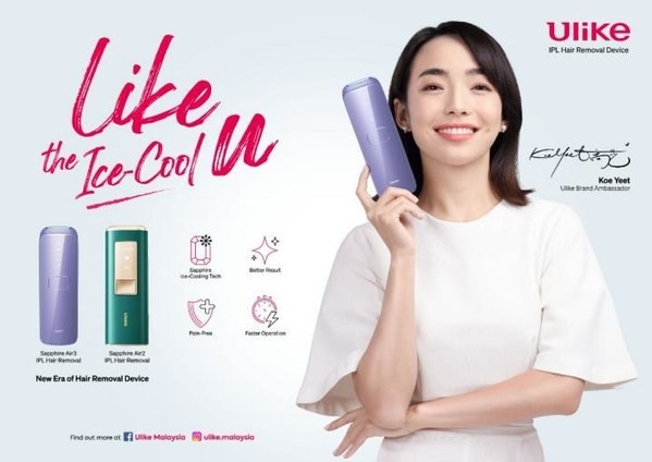 Ulike Air 10 – Sleek design with built-in cooling for painless hair removal