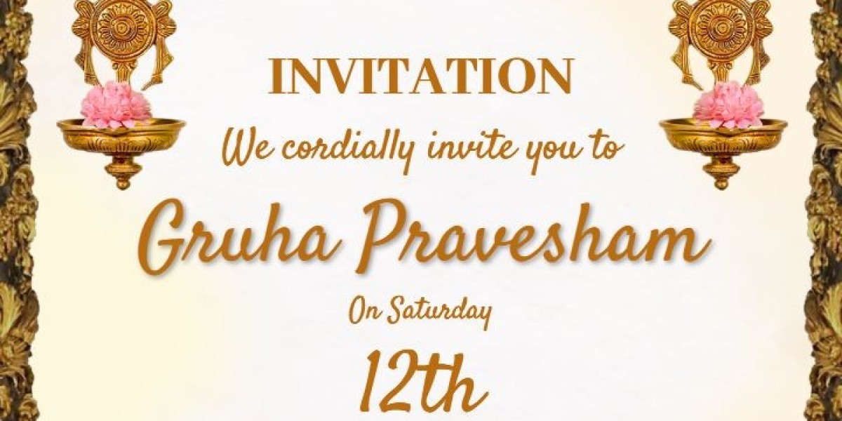 Griha Pravesh Invitation Card Online Editing Free – Design Your Housewarming Invite Effortlessly with CraftyArt
