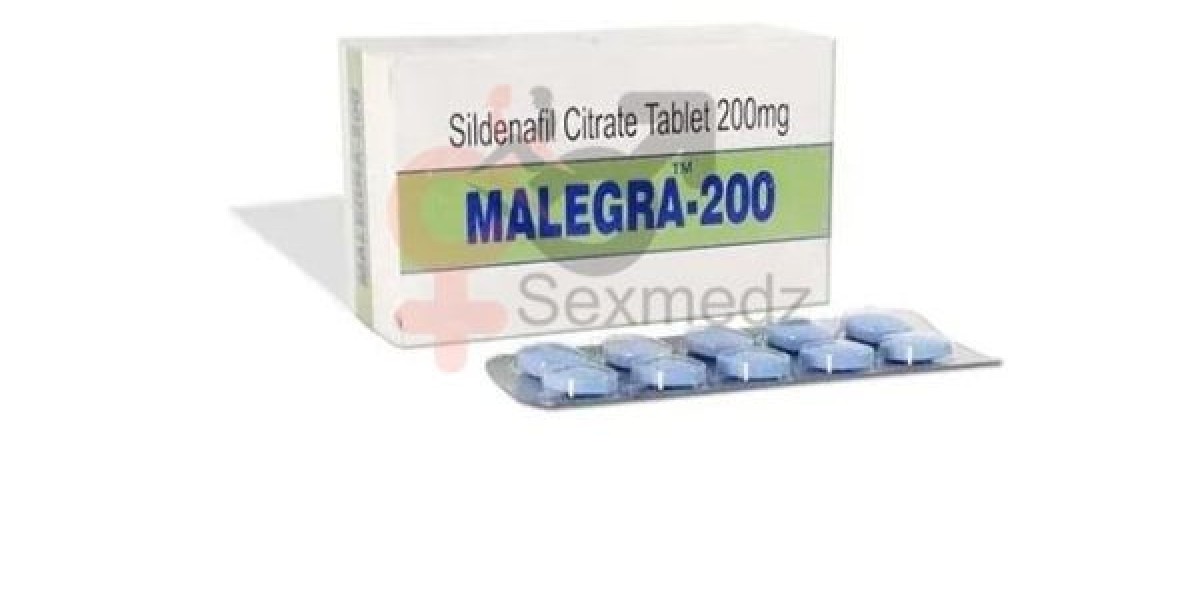Malegra 200 mg Drug Made with Sildenafil