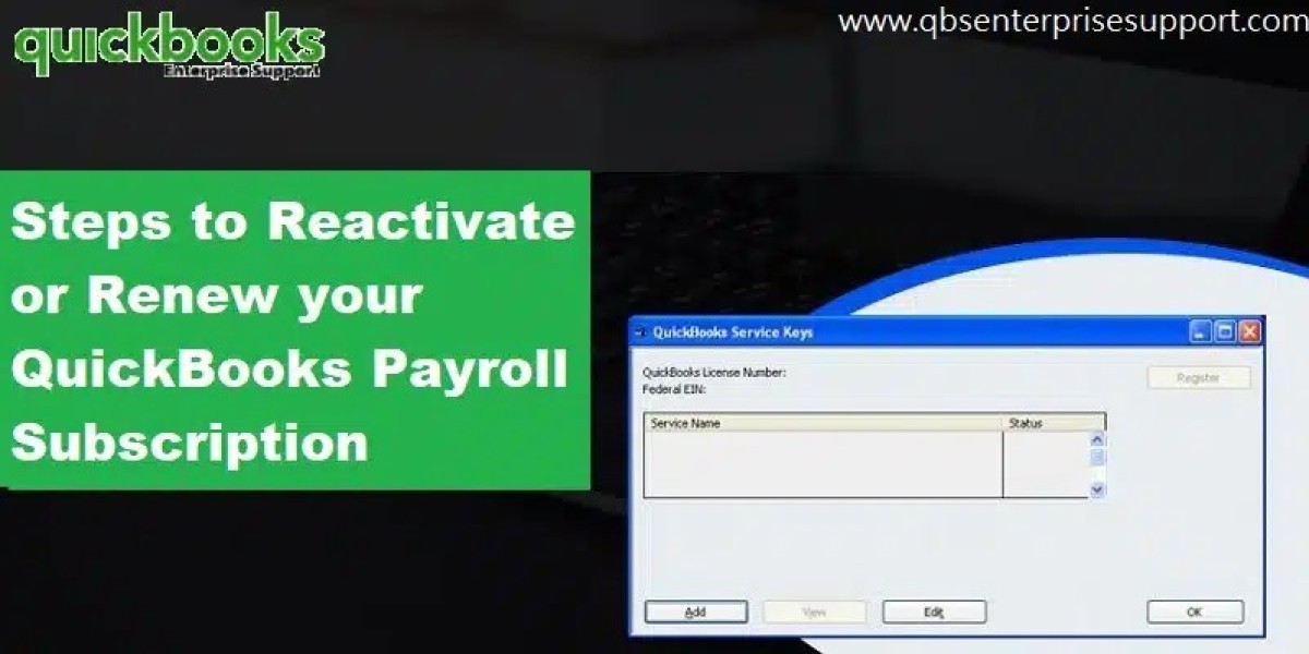 Renew or Reactivate QuickBooks Desktop Payroll Subscription