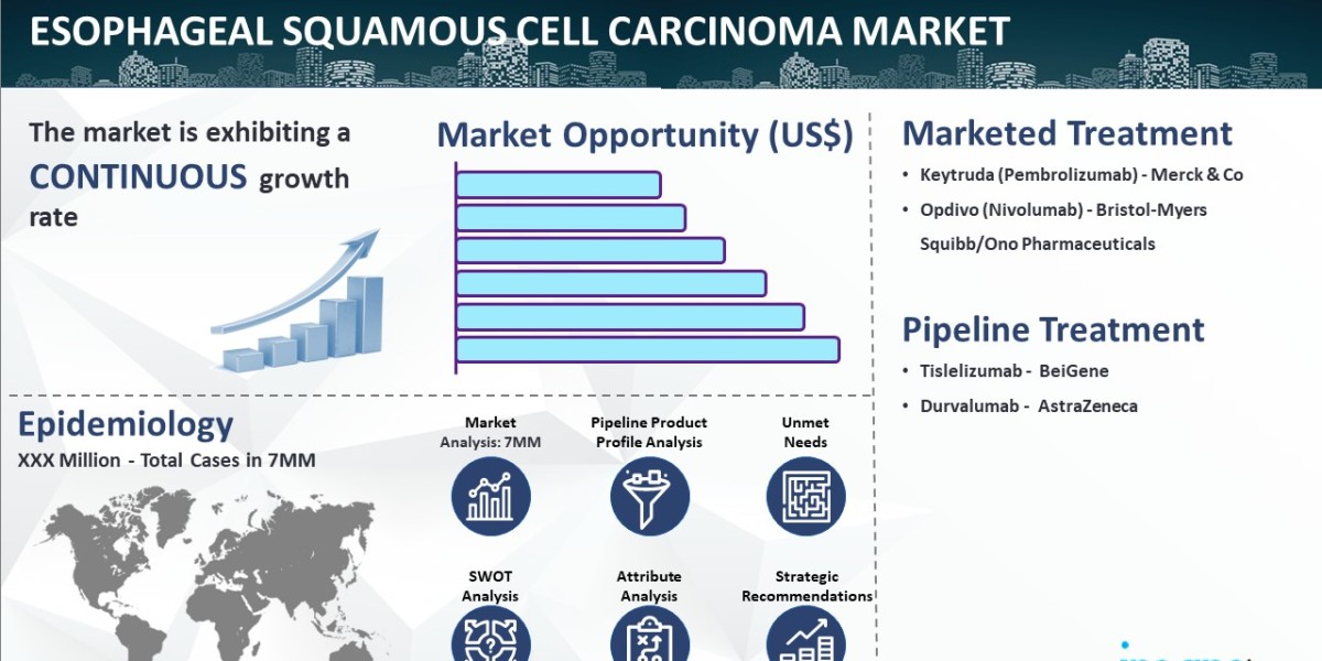 Esophageal Squamous Cell Carcinoma Market Size, Epidemiology, Trends, and Forecast 2024-2034.