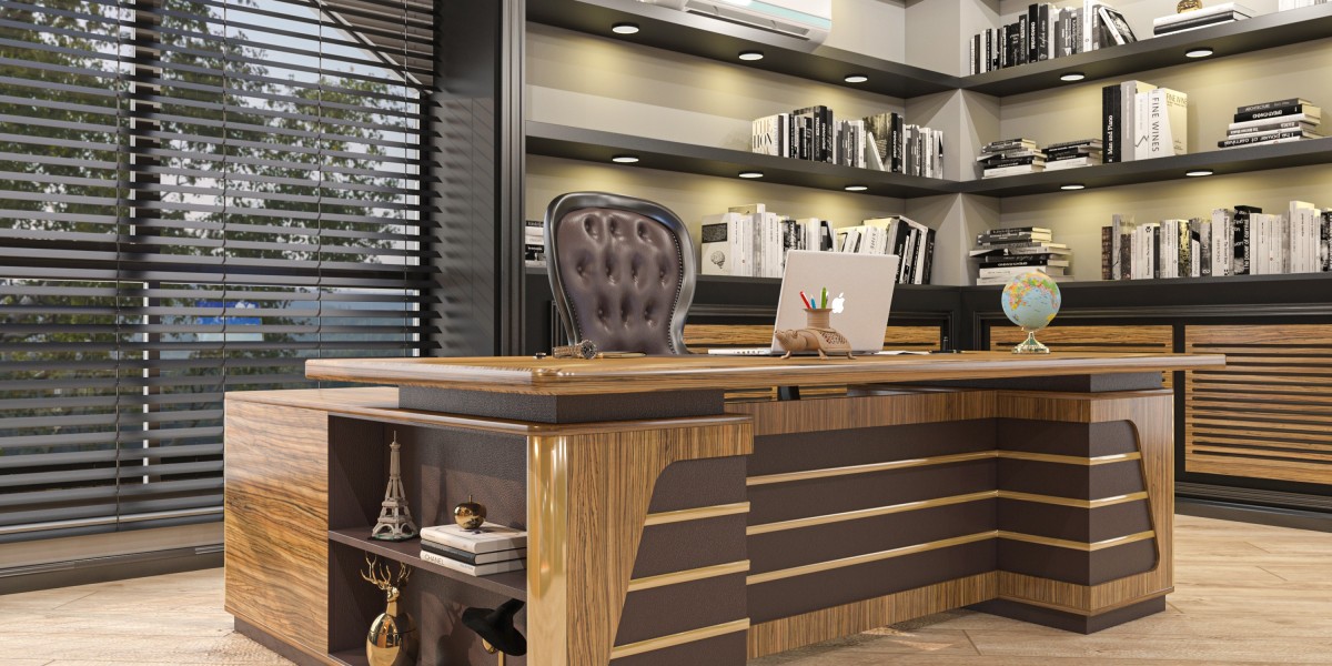 What are the durable materials for an office executive table?