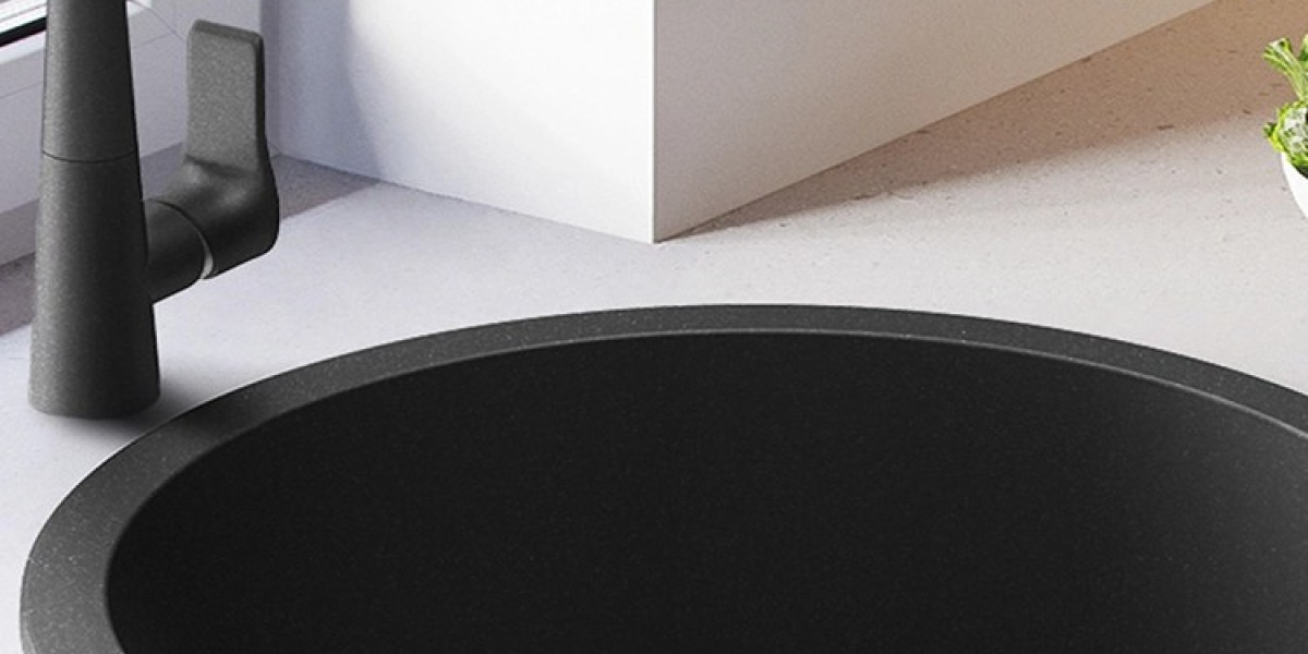 Upgrade Your Kitchen with Naitron’s Stylish Granite Black Round Sink