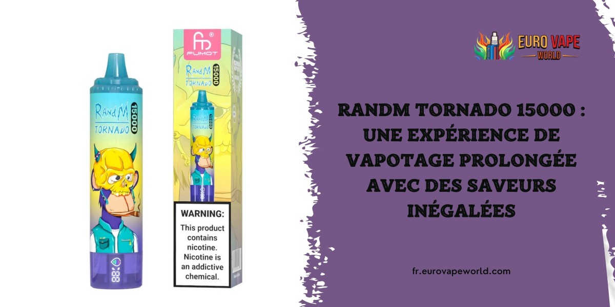 RandM Tornado 15000 : Une expérience de vapotage prolongée avec des saveurs inégalées
