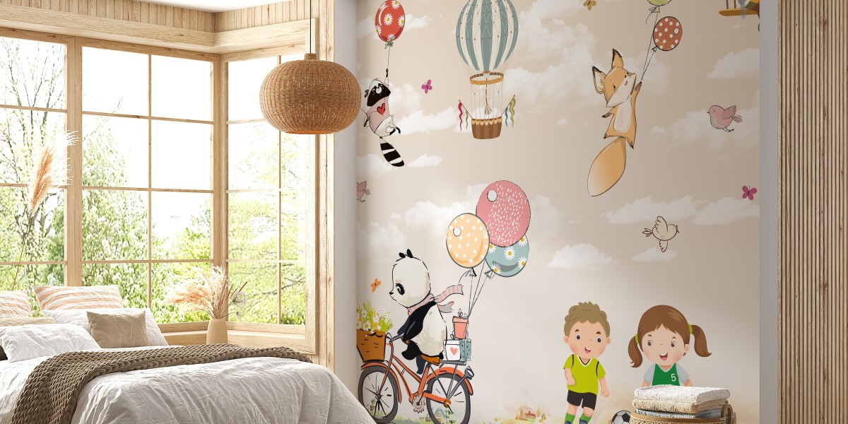 Decorate Your Kids' Room with Fun Cartoon Wallpapers