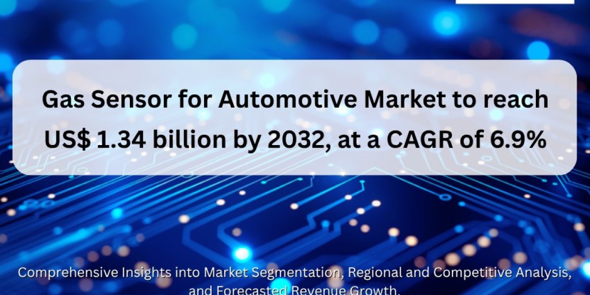 Gas Sensor for Automotive Market to reach US$ 1.34 billion by 2032, at a CAGR of 6.9%