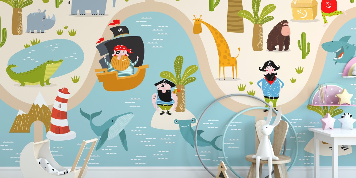 Imaginative Mural Wallpaper Designs for Kids That They'll Love