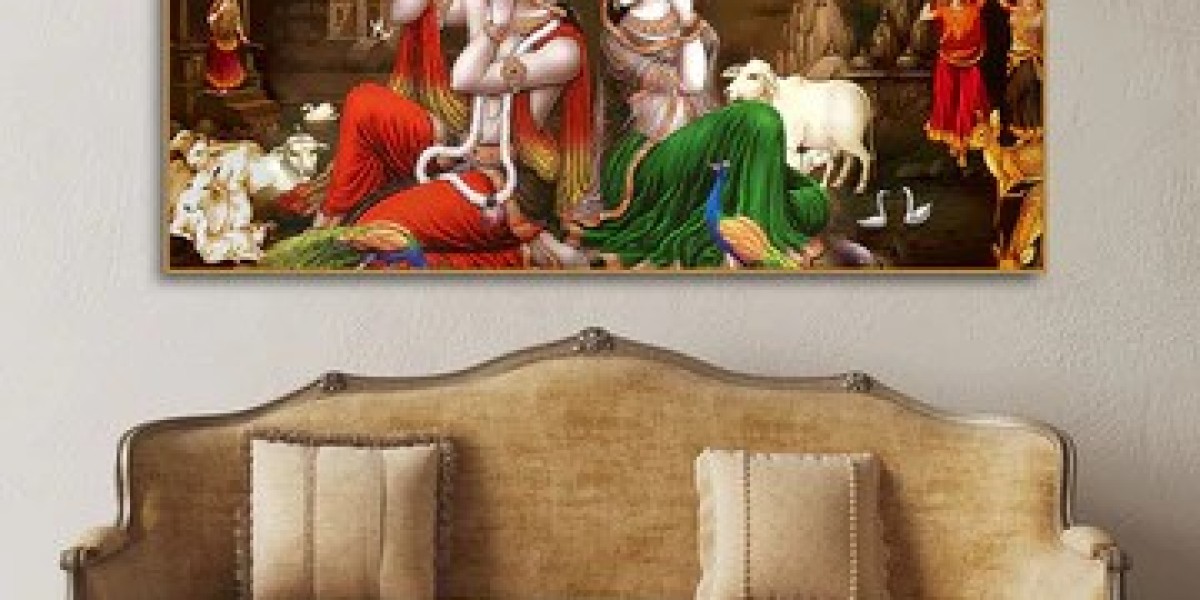 The Divine Essence of Lord Krishna Paintings