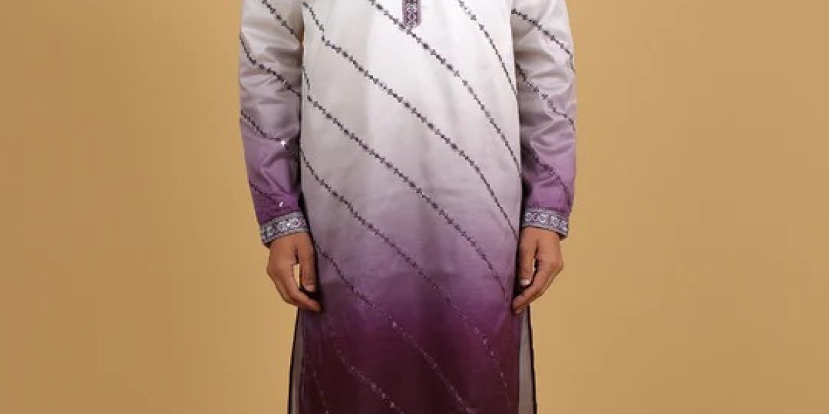 The Rising Trend of Ombre Kurtas: Why Grooms Are Choosing Rich Gradients