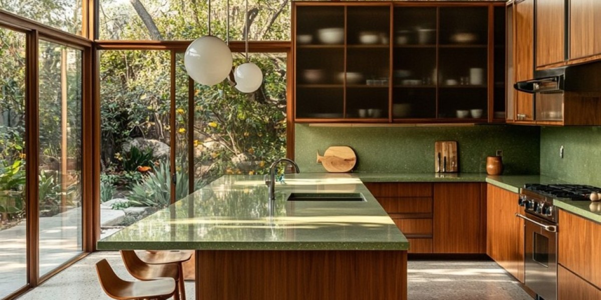 Mid Century Kitchen Cabinets Combining Vintage Appeal with Modern Durability