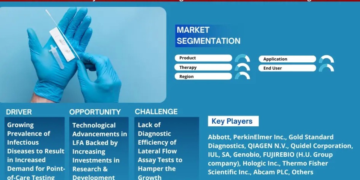 Lateral Flow Assay Market Projected to Expand Rapidly with 3.4% CAGR by 2030