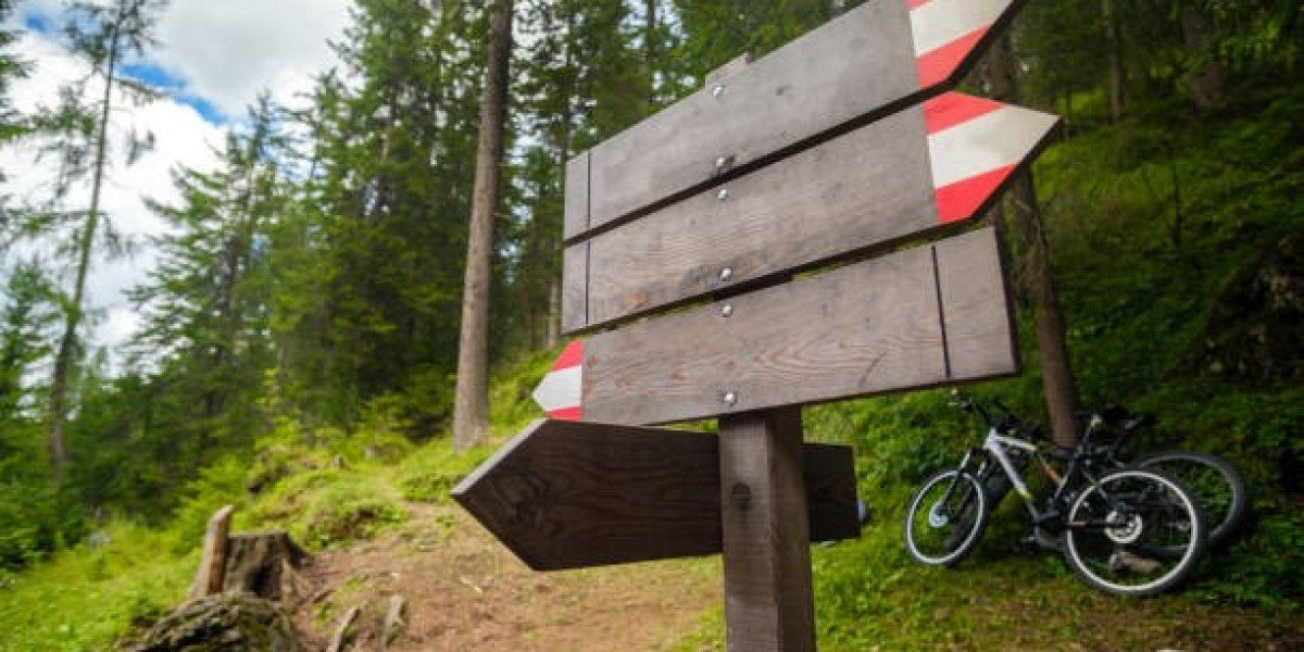 A Custom Trail Sign and Custom Mountain Biking Trail Sign Can Elevate Any Outdoor Space