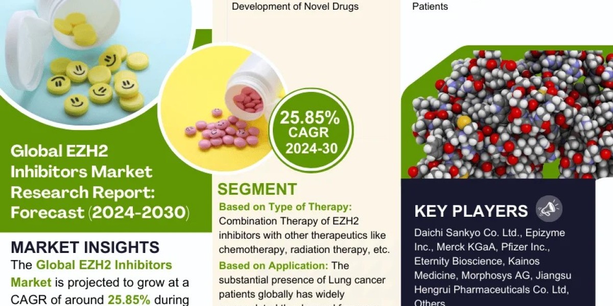 EZH2 Inhibitors Market Projected to Expand Rapidly with 25.85% CAGR by 2030