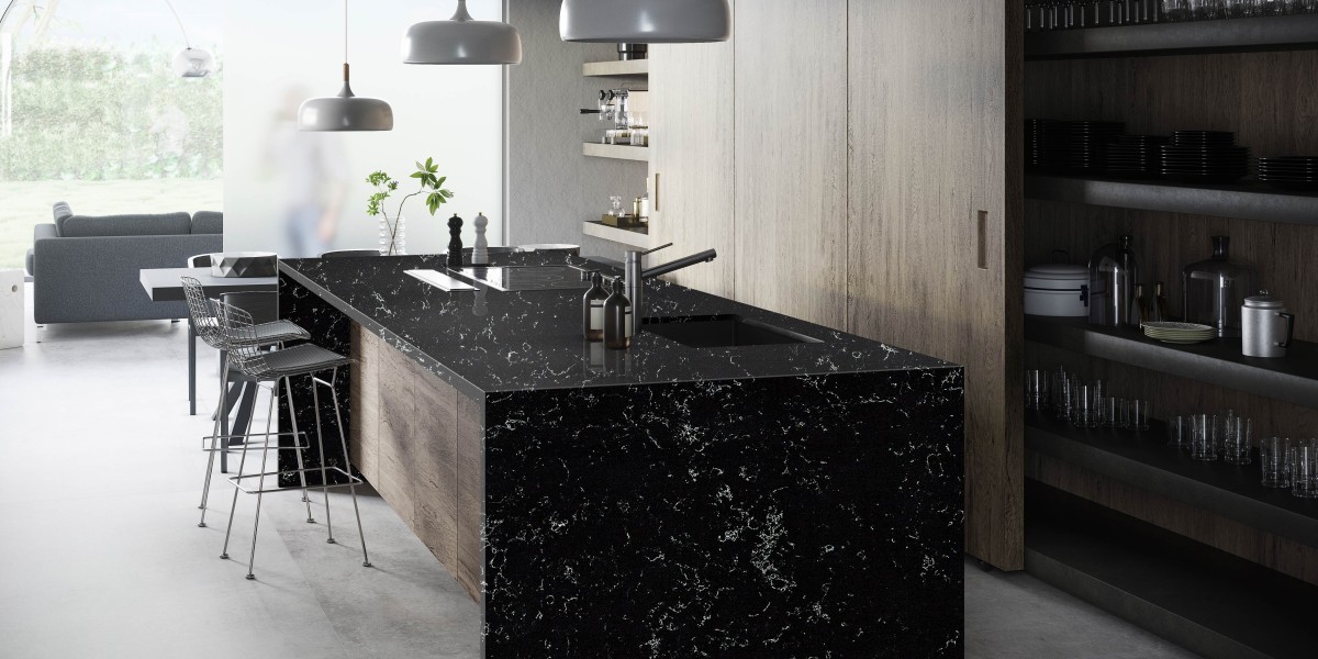 Carrara Noir Quartz - The Lounge of Sophistication and Durability