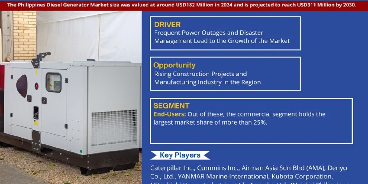 Philippines Diesel Generator Market Expected to Grow at 5.40% CAGR | Key Trends & Forecast to 2030