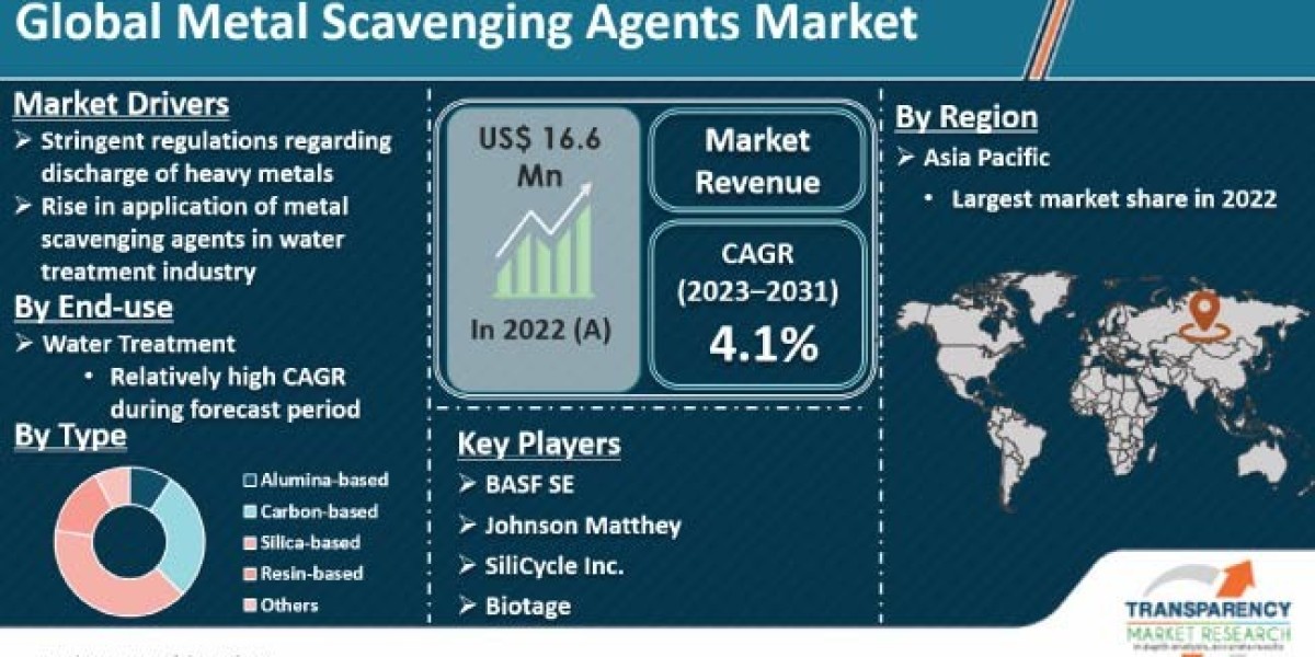 Metal Scavenging Agents Market Leading Competitors, Regional Trends and Growth Outlook by 2031