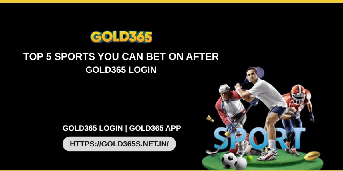 Top 5 Sports You Can Bet on After Gold365 Login