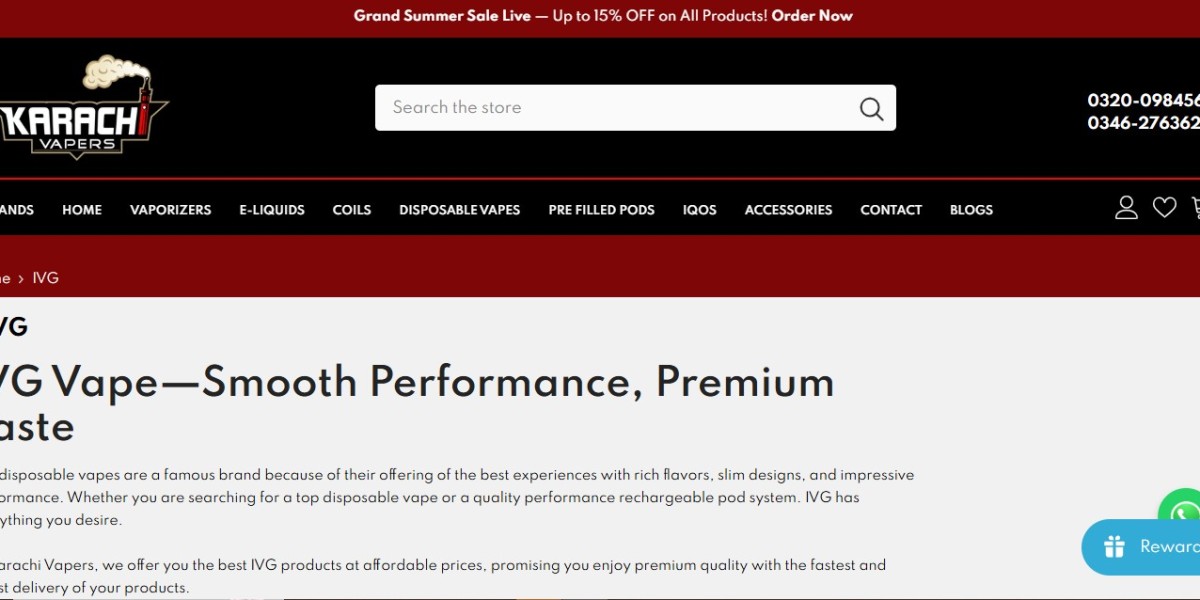 IVG Disposable Vape Price in Pakistan – Everything You Need to Know Before Buying