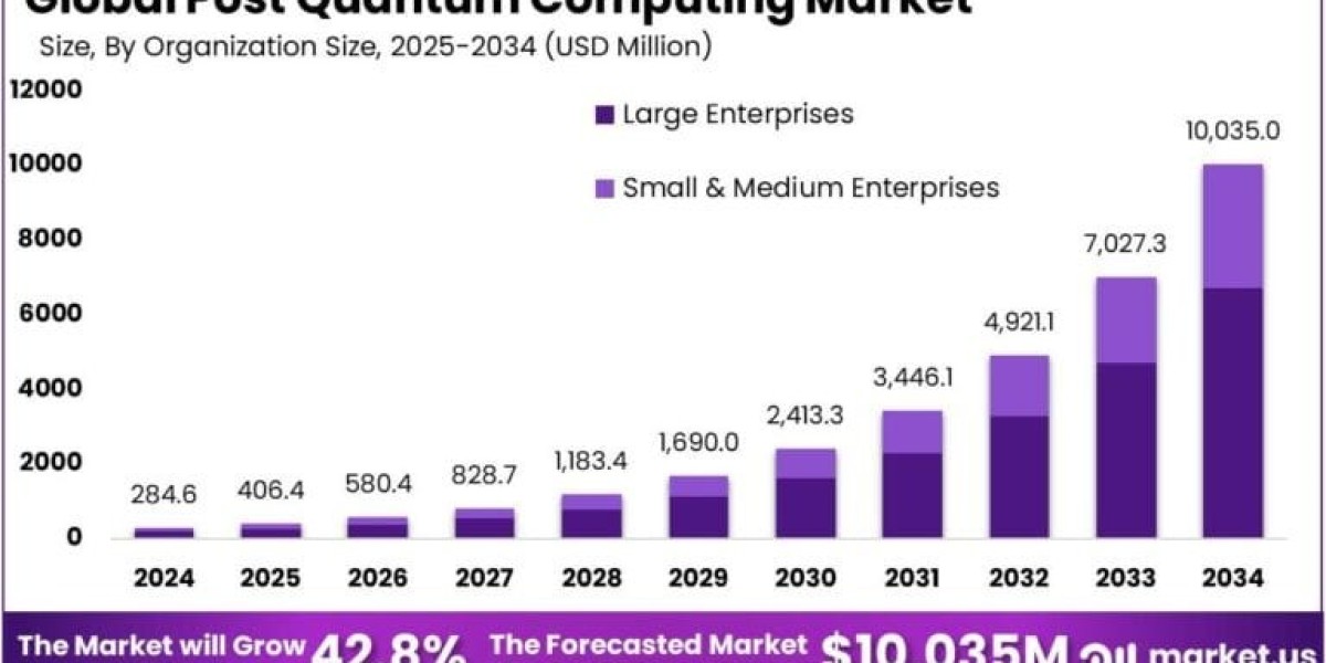 Post Quantum Computing Market size is growing at a CAGR of 42.80%