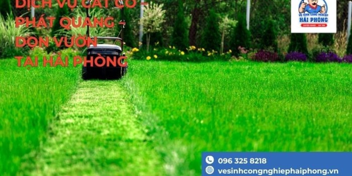 Cắt Cỏ Chuyên Nghiệp Tại Hải Phòng – Sân Sạch, Cảnh Đẹp, Không Lo Rác