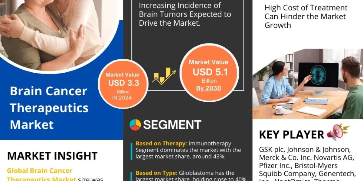 Brain Cancer Therapeutics Market Poised for Strong 7.3% CAGR Through 2030 | Size & Opportunity Insights