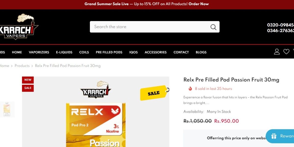 Discovering Relx Passion Fruit Pods in Pakistan: A New Era of Vaping Delight