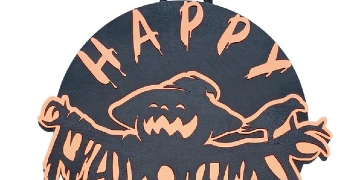 Haunted Halls and Happy Walls with a Lasernique Halloween Sign