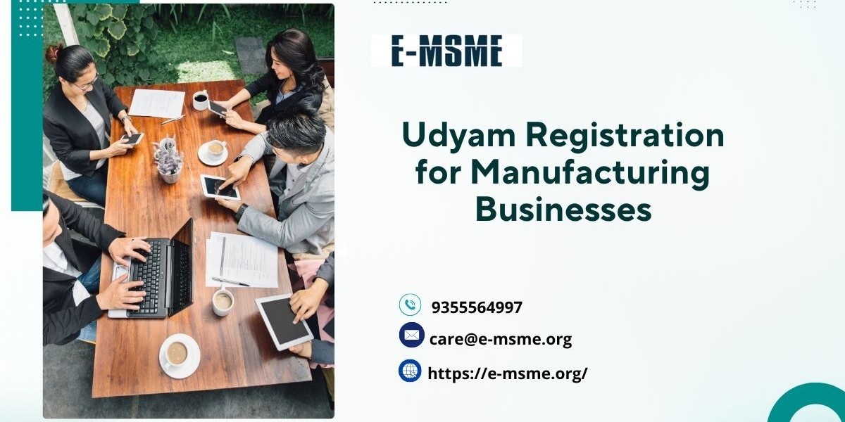 Udyam Registration for Manufacturing Businesses