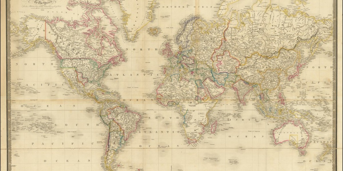 Time Travel Through Paper: Discovering the Charm of Original Vintage Maps for Sale