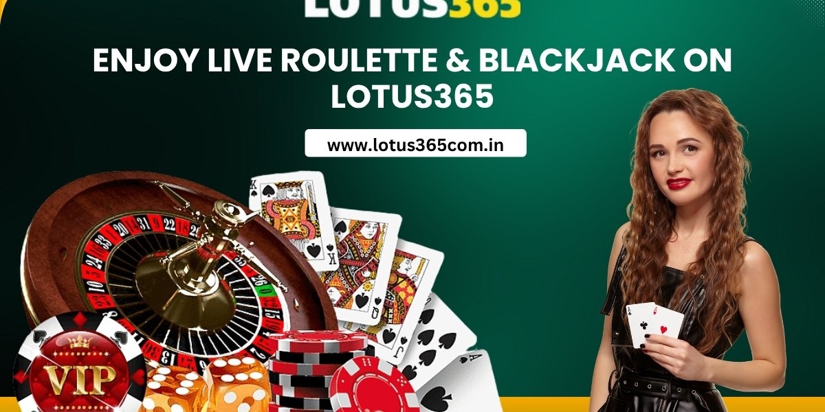 Enjoy Live Roulette & Blackjack on Lotus365
